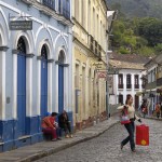 OURO PRETO. Calle del centro histórico
