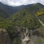 ECUADOR. Valle del Pastaza. Cascada de Agoyán