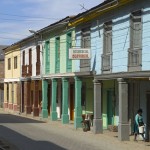 ECUADOR. ALAUSÍ. Casas en la Estación de tren
