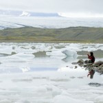 ISLANDIA. Al lago Jökulsarlon van a parar trozos de hielo del Vatnajökull