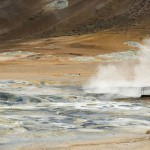 ISLANDIA. Emanaciones sulfurosas en la zona del lago Mývatn
