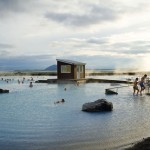 ISLANDIA. Piscina natural de aguas termales en la zona del lago Mývatn