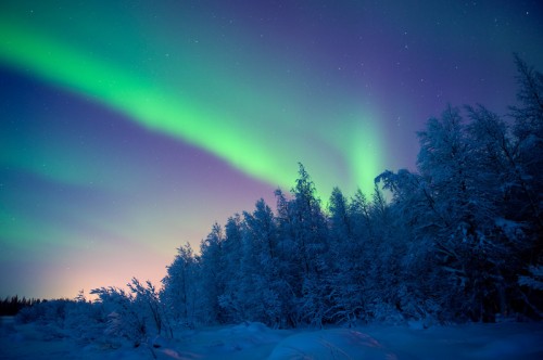 Aurora boreal en Finlandia