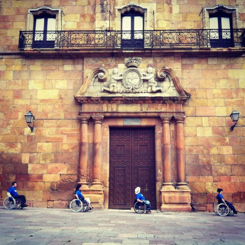 Oviedo en silla de ruedas