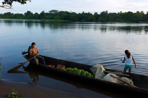 Río Indio en San Juan del Norte. Nicaragua
